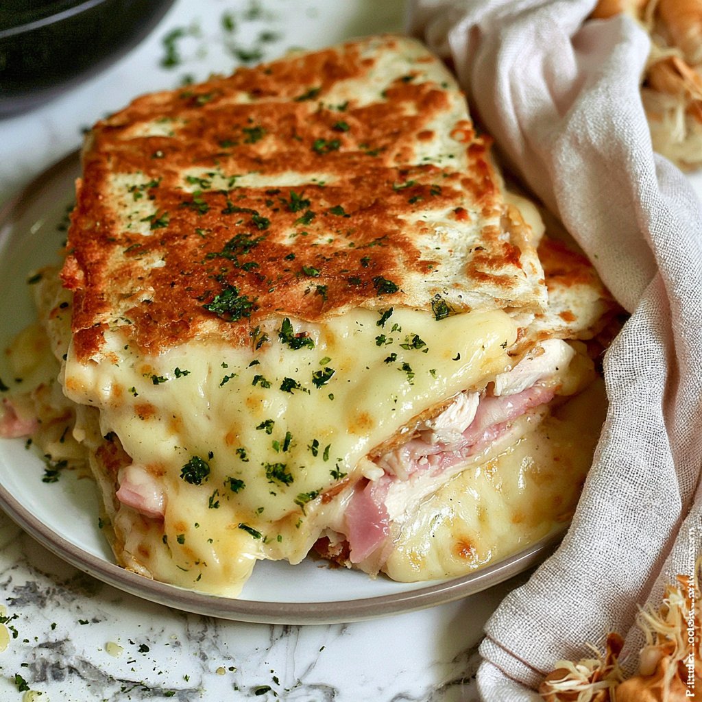 Chicken Cordon Bleu Quesadilla - Easy Recipe - Pitchfork Foodie Farms