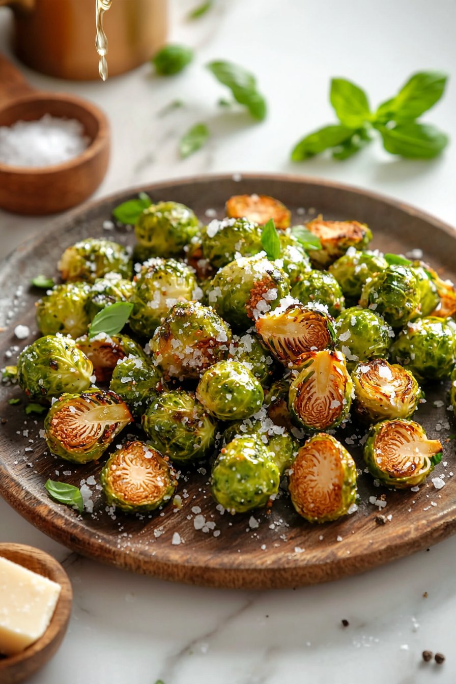 Crispy Roasted Brussels Sprouts from Frozen
