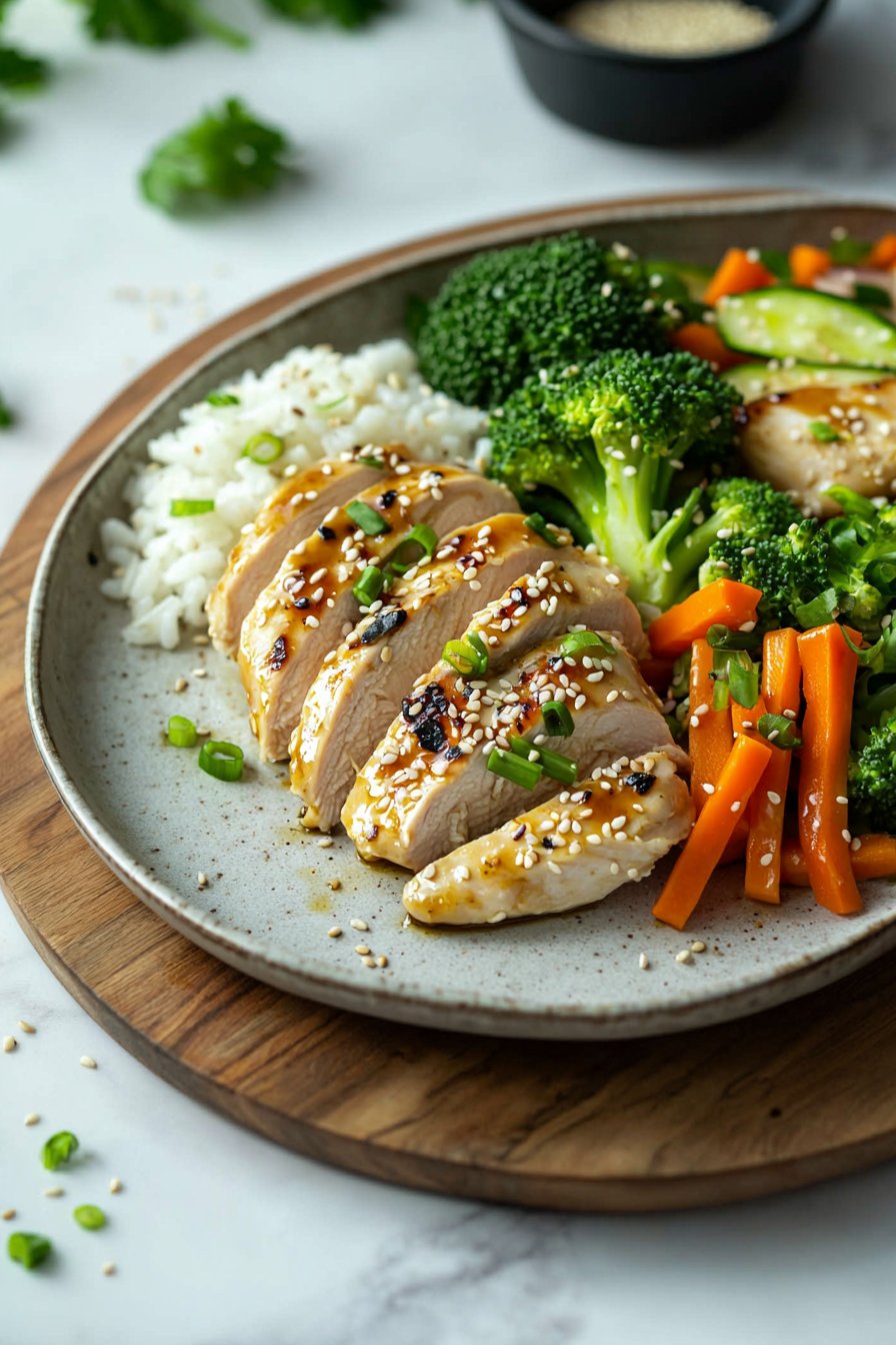 Garlic Chicken Bento Box