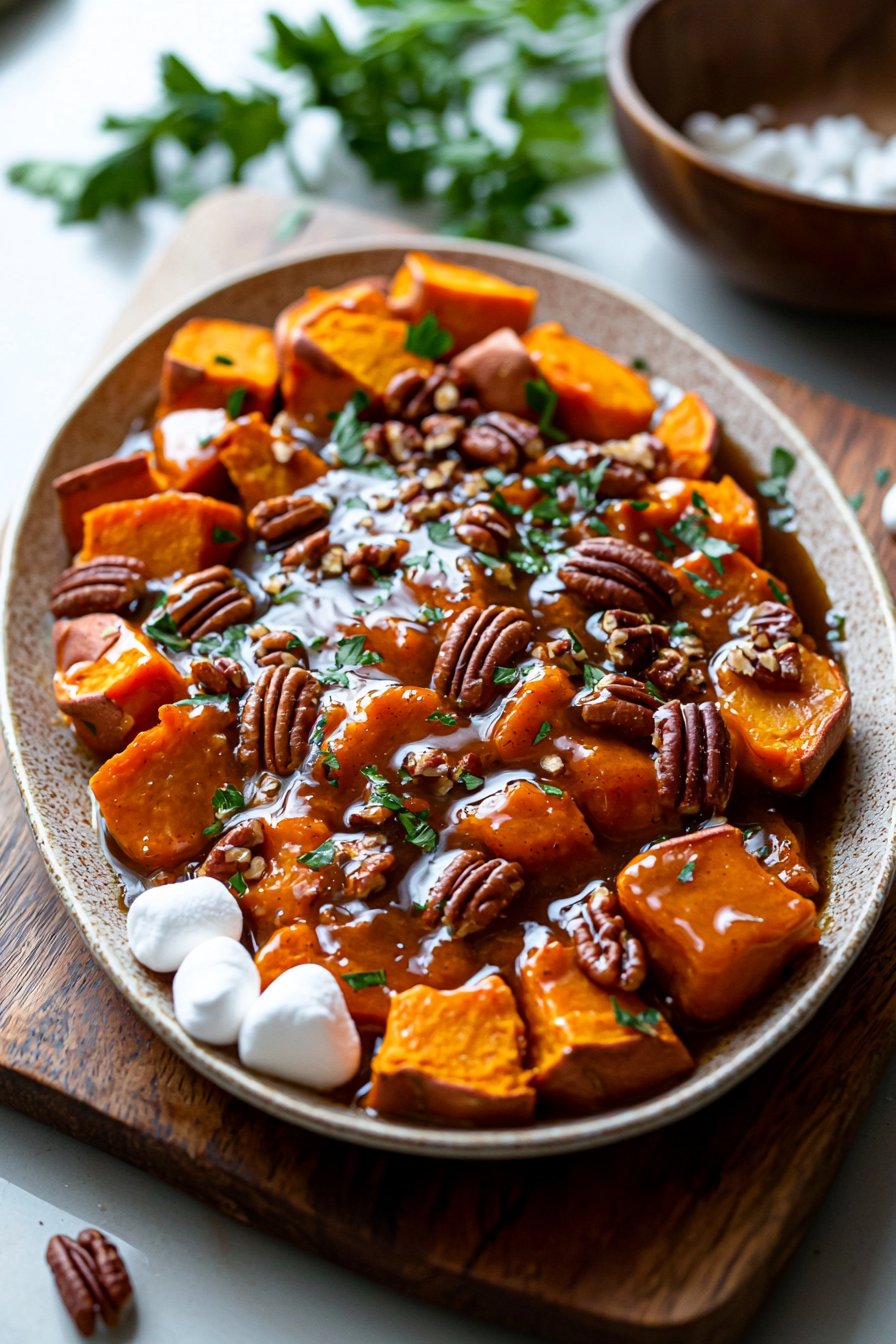 Southern Maple Sweet Potato Casserole