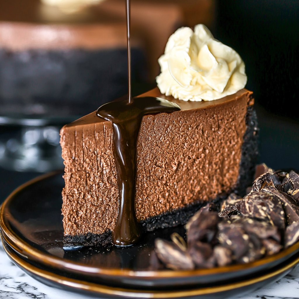 Guinness Chocolate Cheesecake