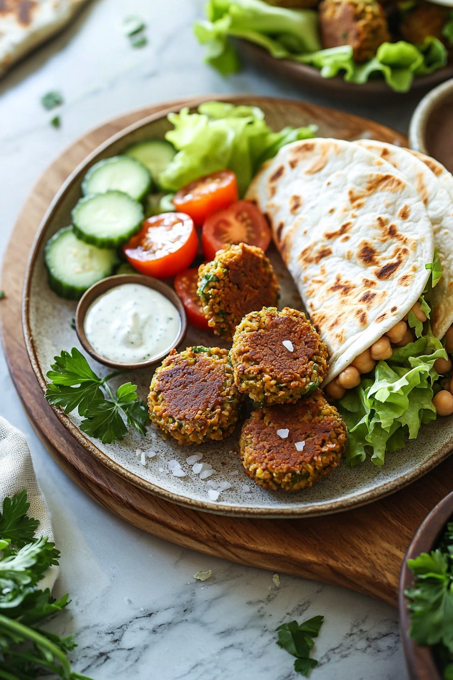 Easy Falafel Wrap