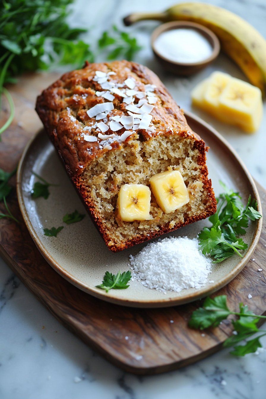 Coconut Pineapple Banana Bread