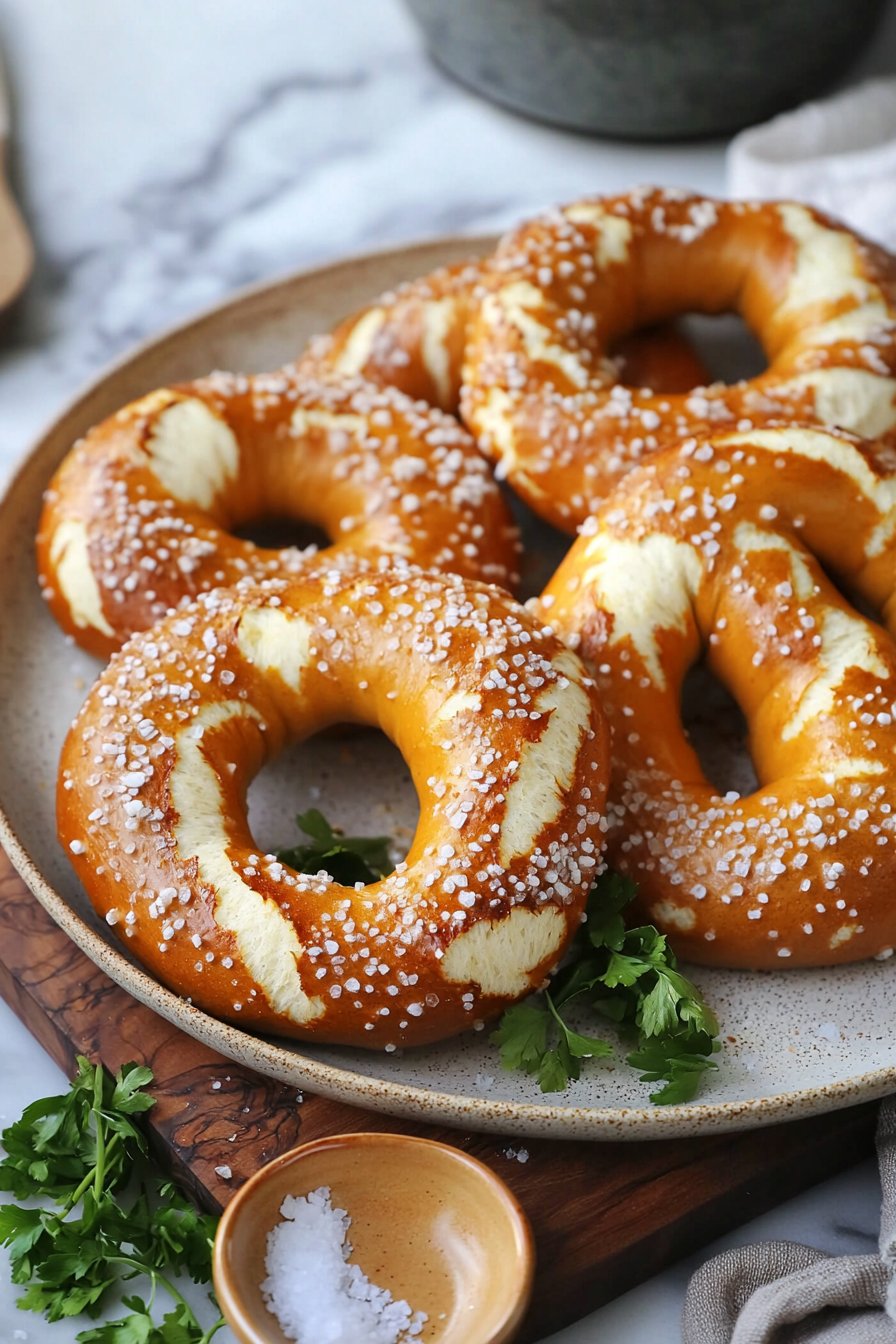 Hausgemachte Brezeln