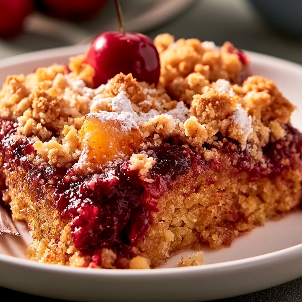 Cherry Pineapple Dump Cake
