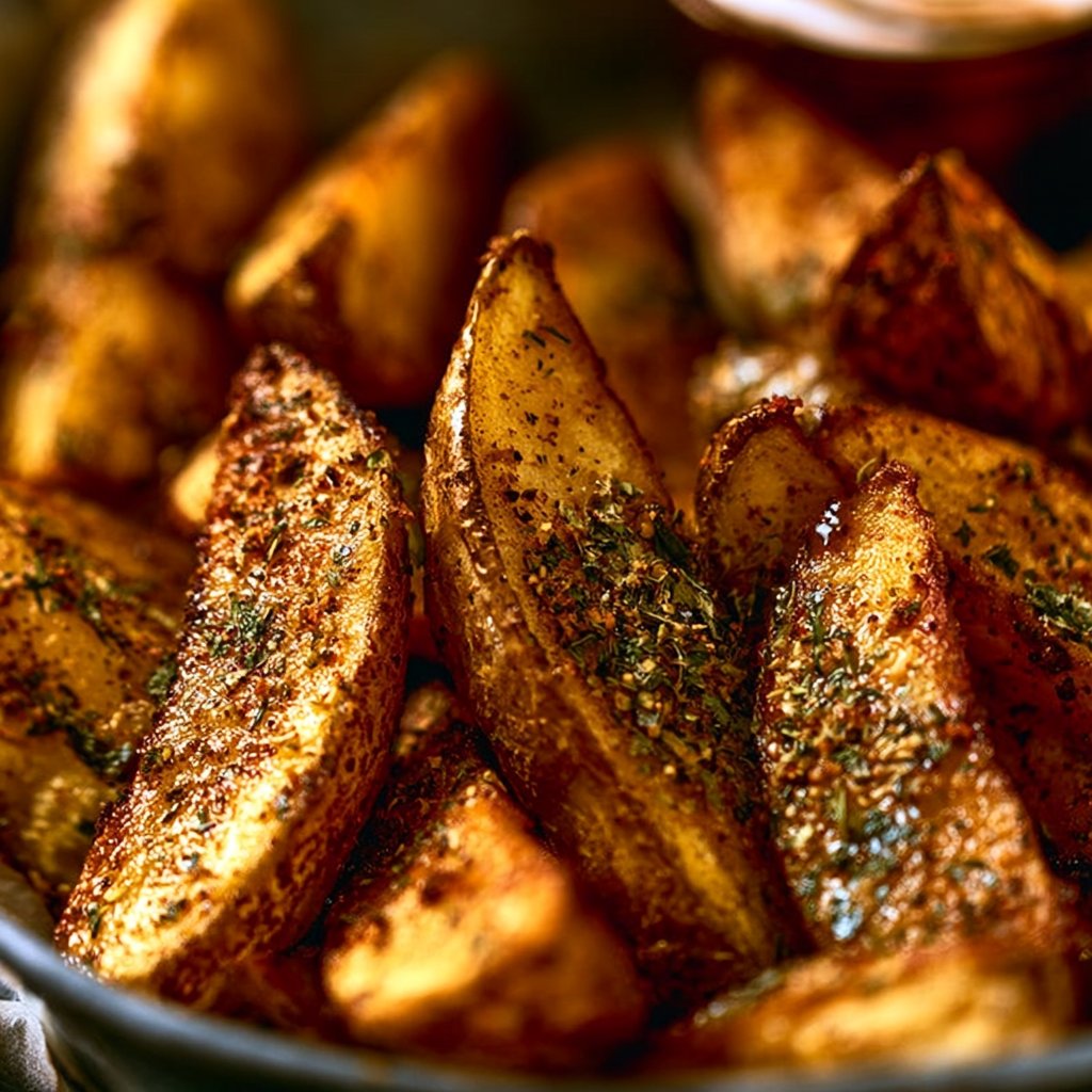 Mediterranean Spiced Potato Wedges