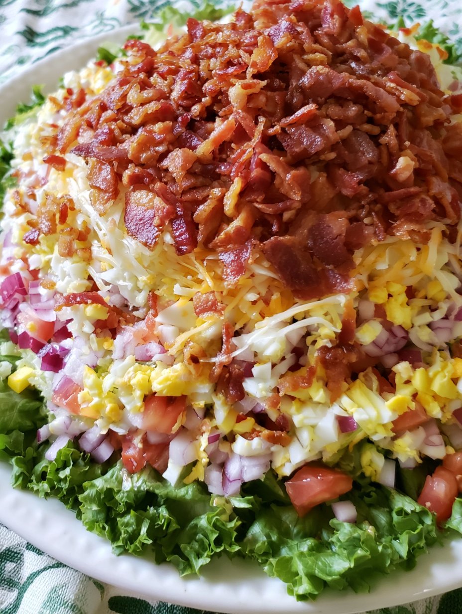 Ensalada Carolina Soñadora con Aderezo de Tocino Caliente
