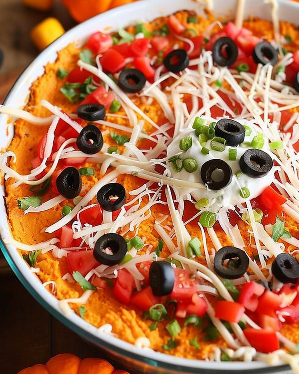 Halloween 7-Layer Dip