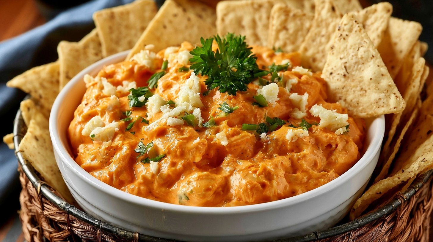 Easy Cold Buffalo Chicken Dip