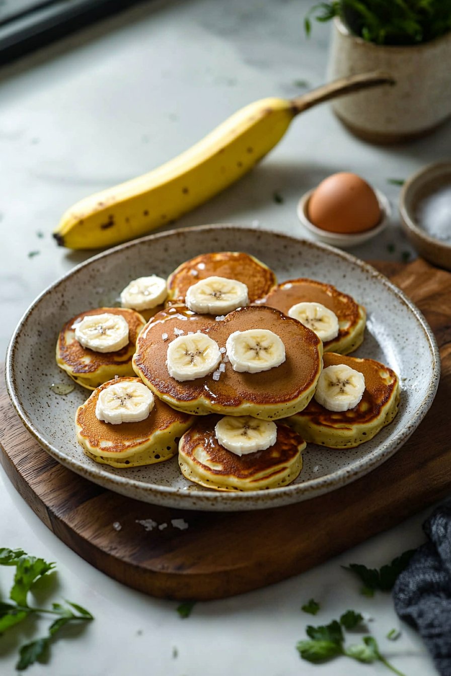 Mini Banana Pancakes