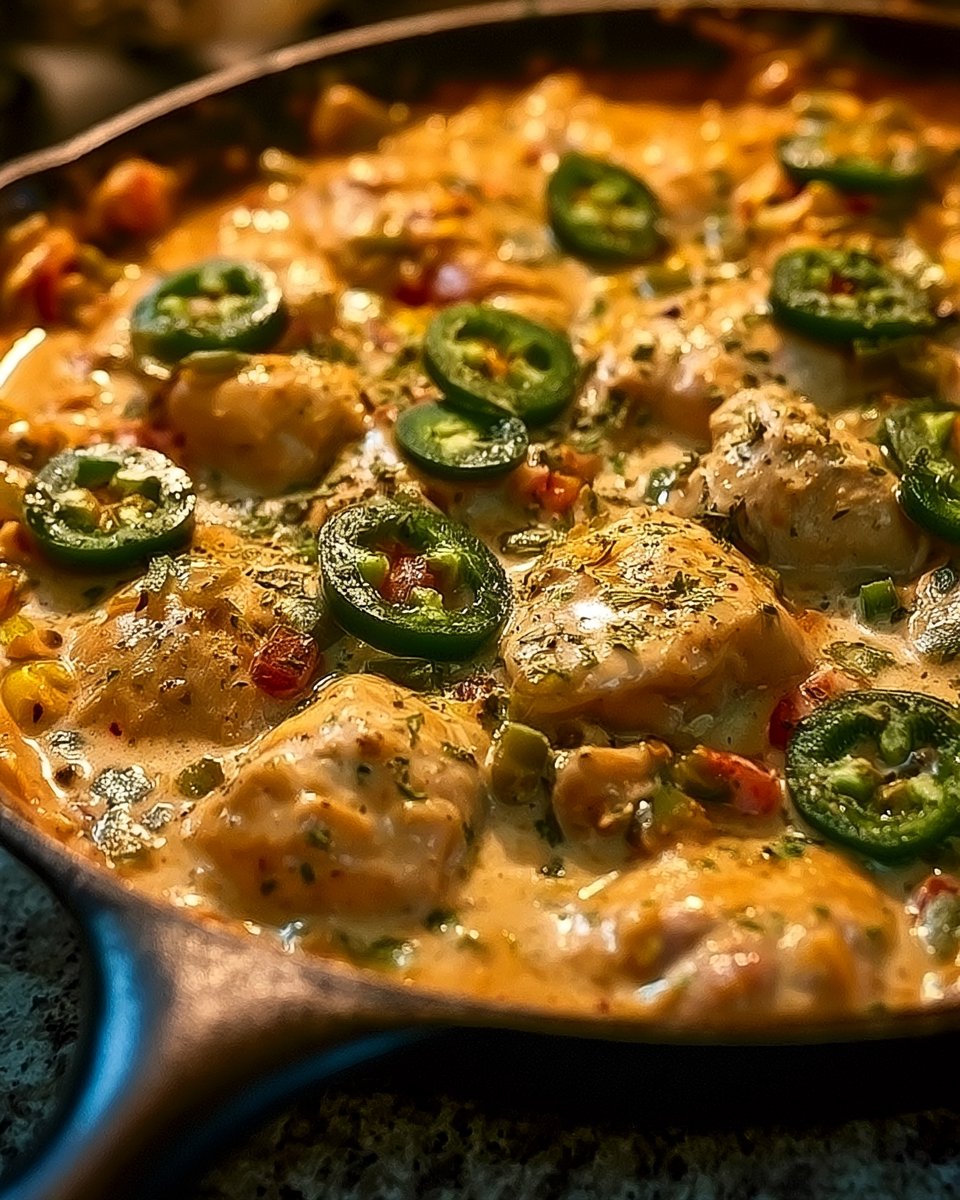 Creamy Jalapeno Chicken Skillet