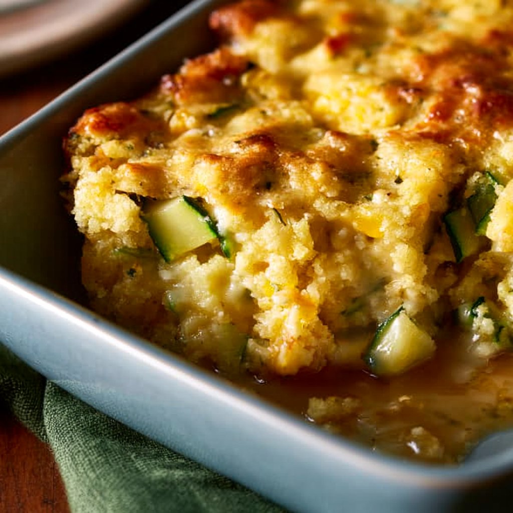 Zucchini Cornbread Casserole
