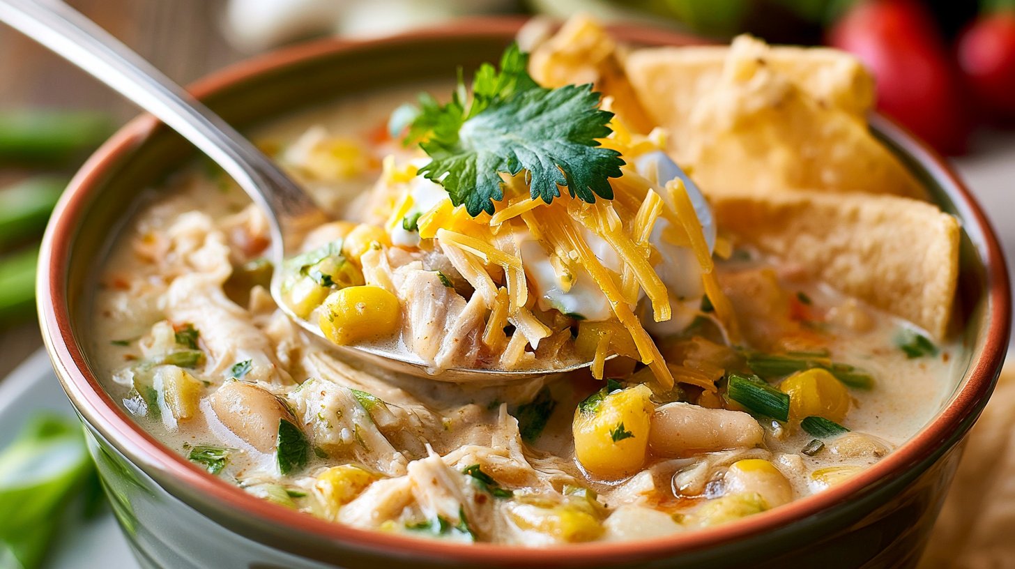 Crockpot White Chicken Chili