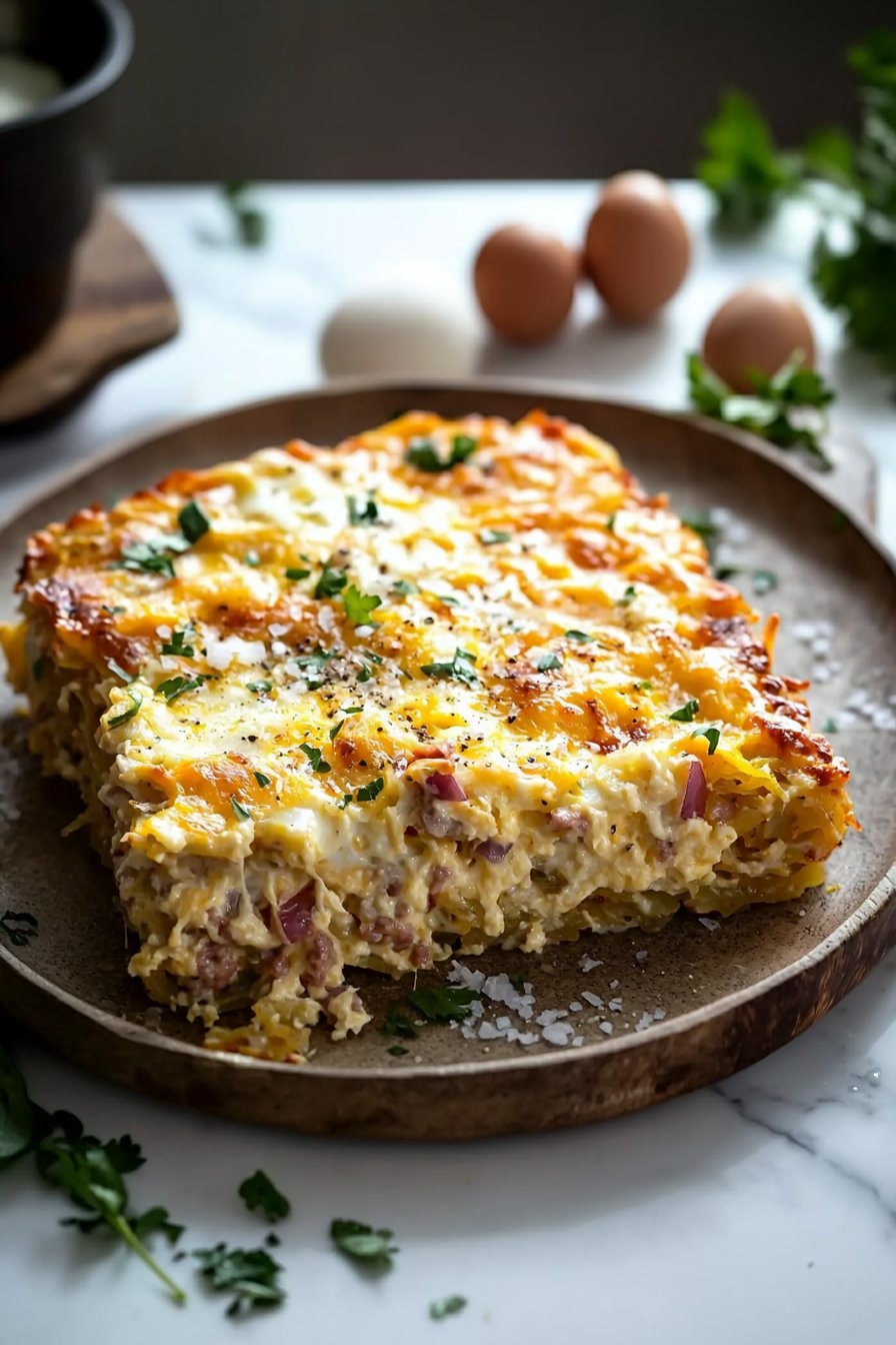 Tasty Hashbrown Breakfast Casserole
