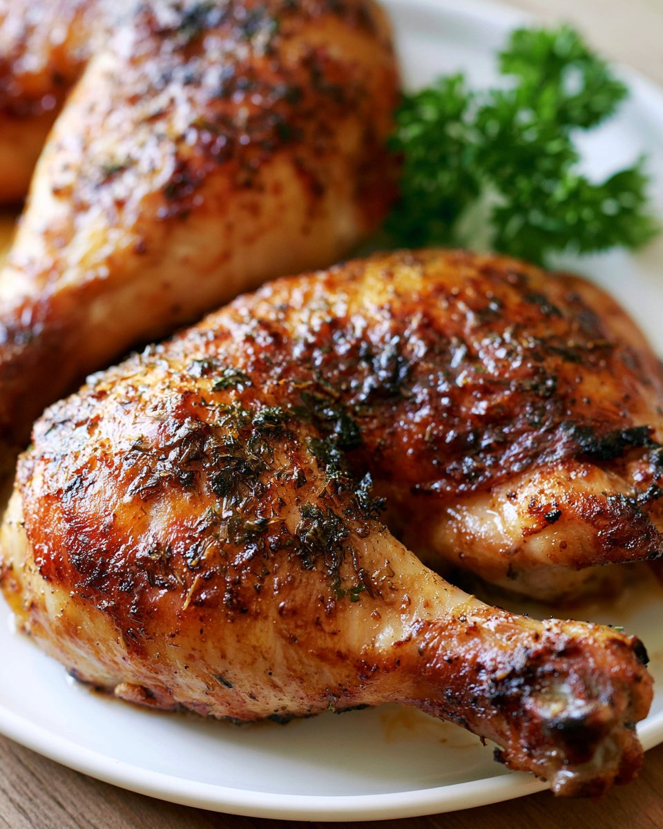 Crispy Chicken Leg Quarters