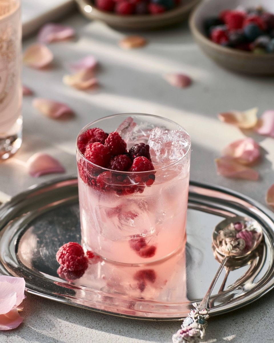 Lavender Rose Berry Cooler