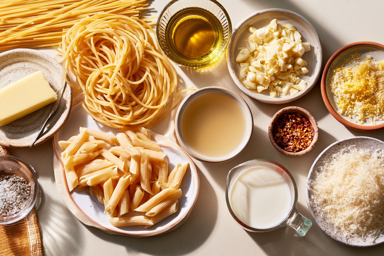 One-Pot Creamy Garlic Parmesan Pasta