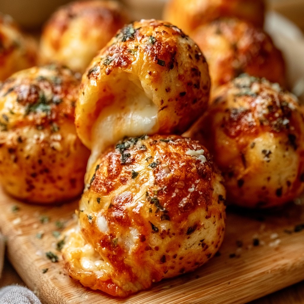 Knusprige Pizza Bällchen für jeden Anlass