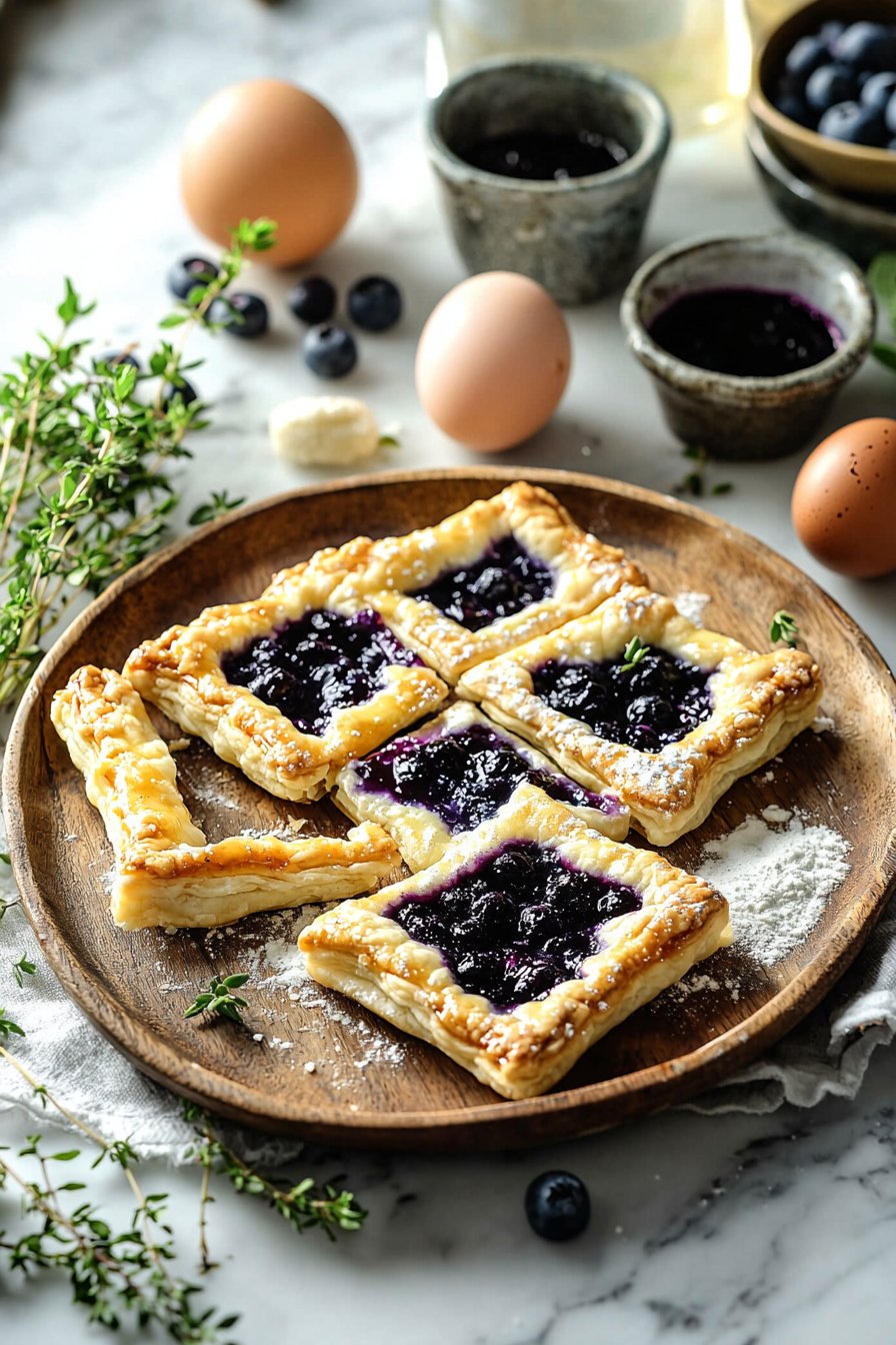 Homemade Blueberry Pop Tarts