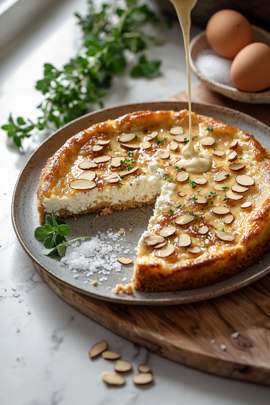 Italian Almond Ricotta Cake