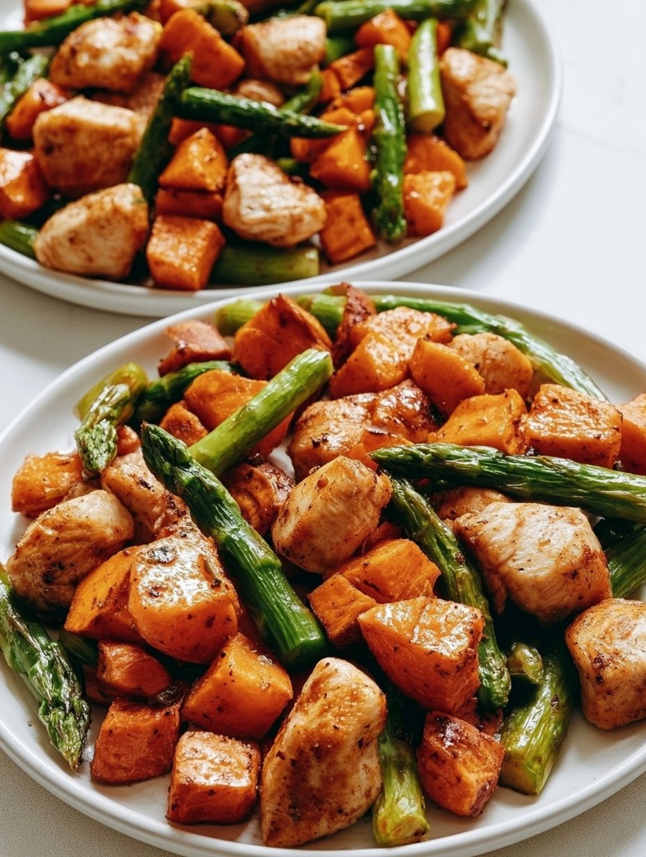 Pollo y Batatas Saludables