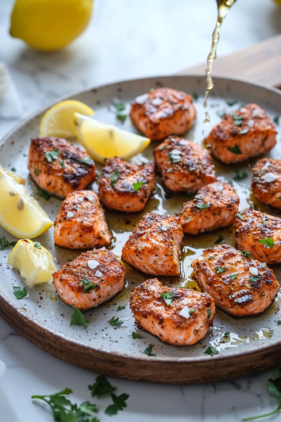Air Fryer Salmon Bites