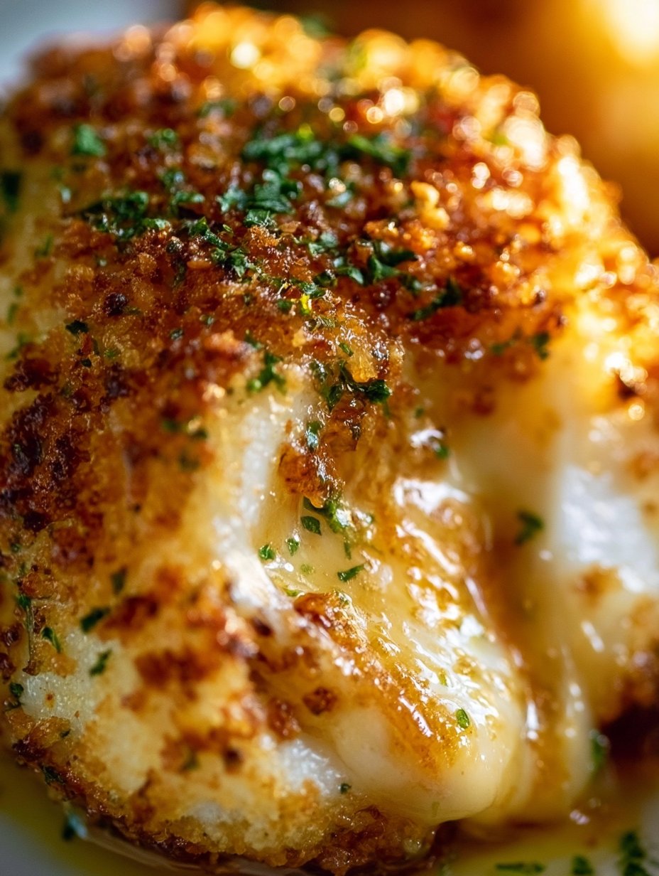 Tilapia con crosta de parmesano