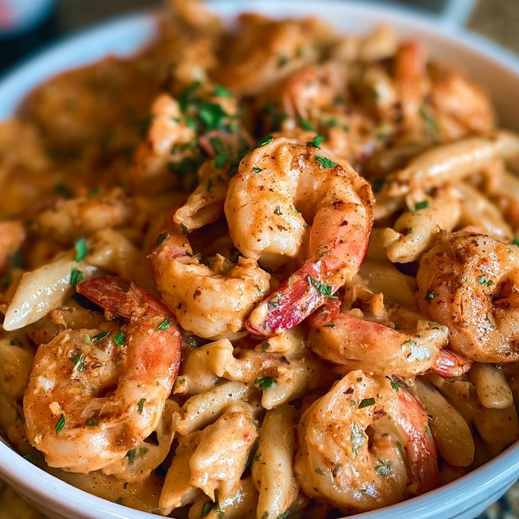 Cajun Shrimp Pasta with Spicy Cream Sauce