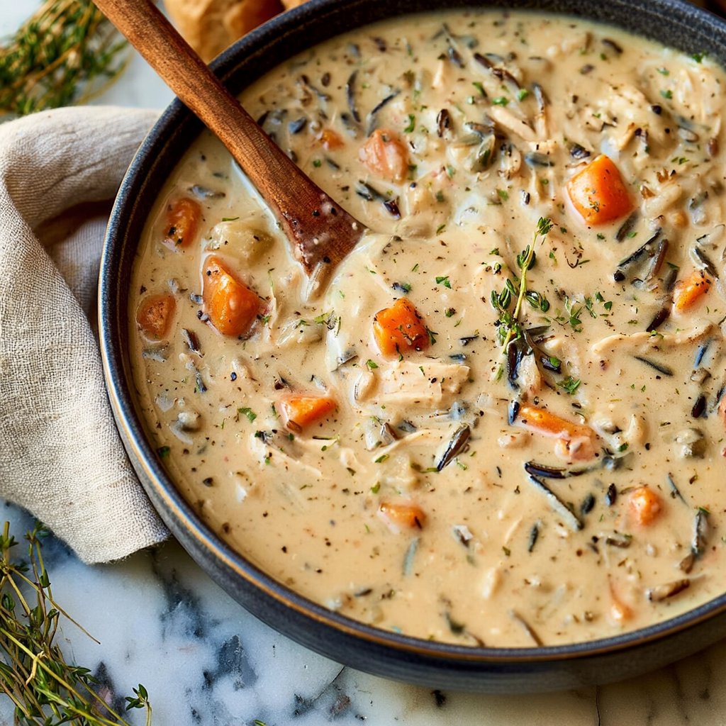 Minnesota-Style Creamy Chicken Wild Rice Soup