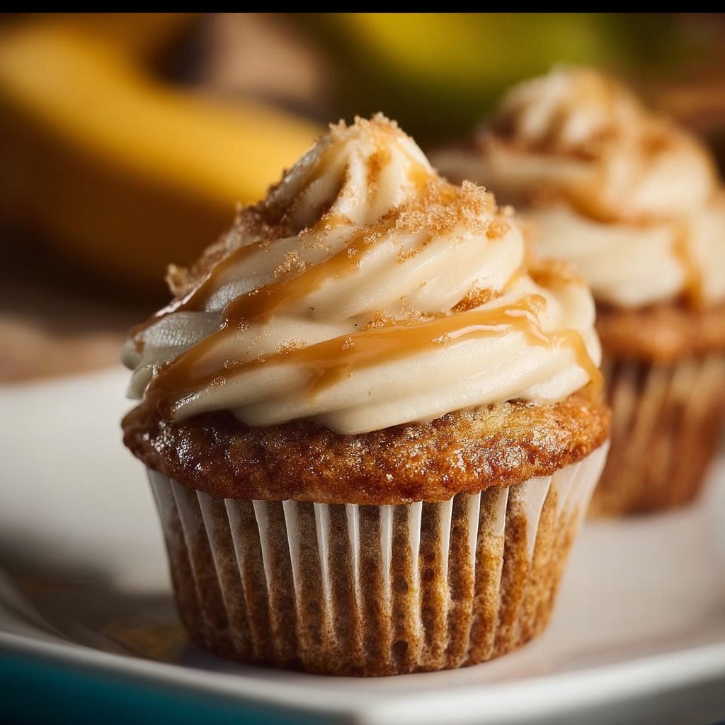 Heavenly Banana Cupcakes That Will Brighten Your Day