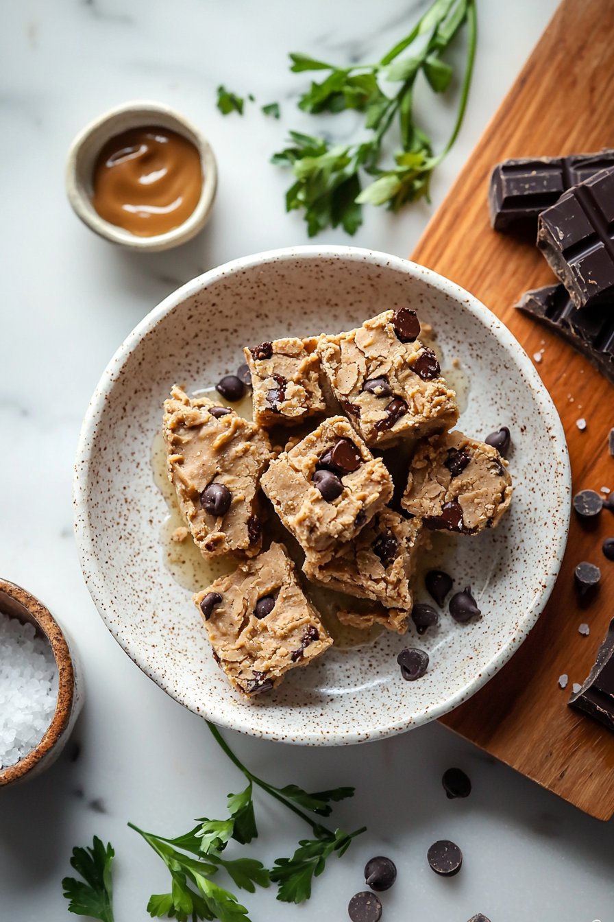 No Bake Cookie Dough Bar
