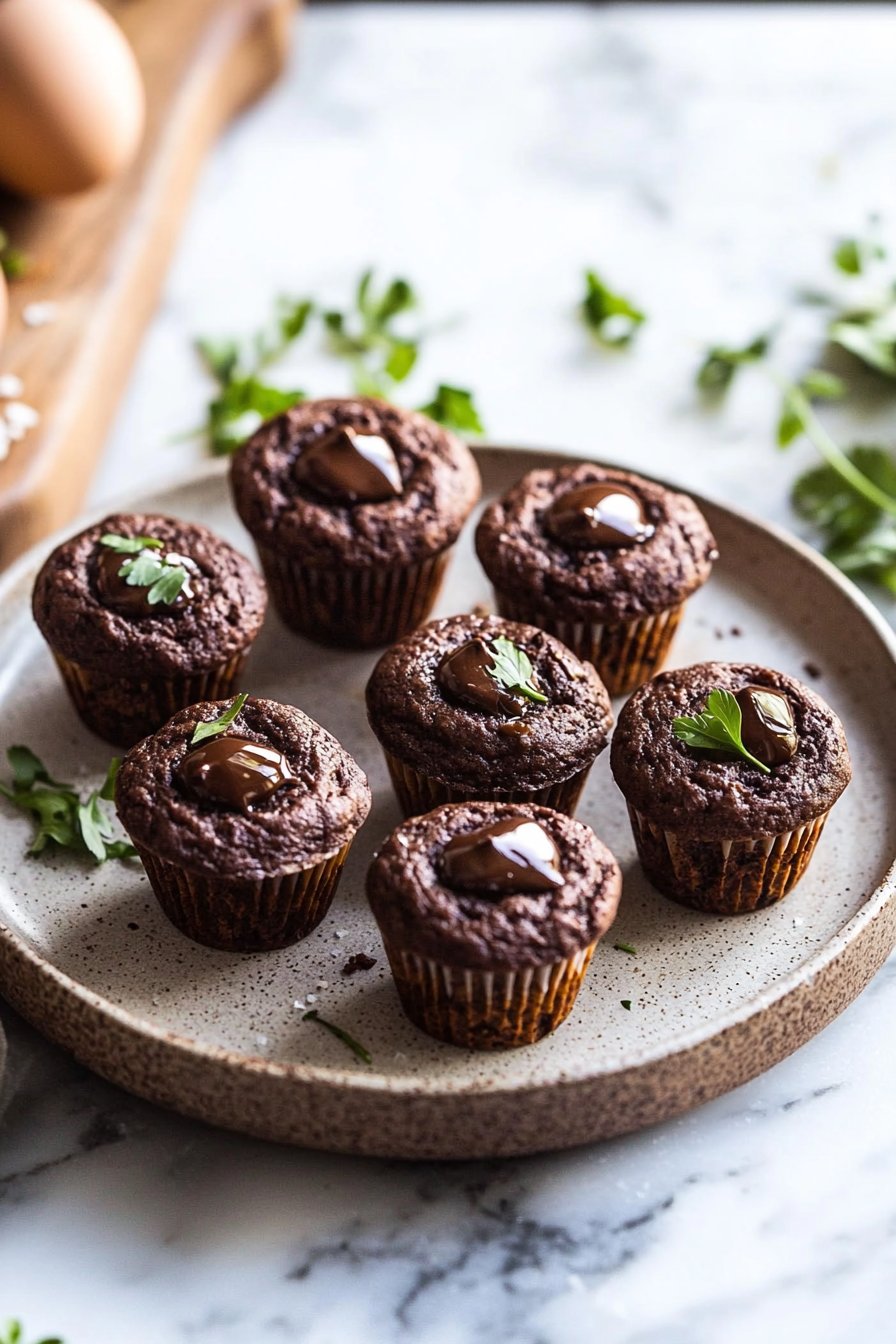 Healthy Chocolate Mini Muffins