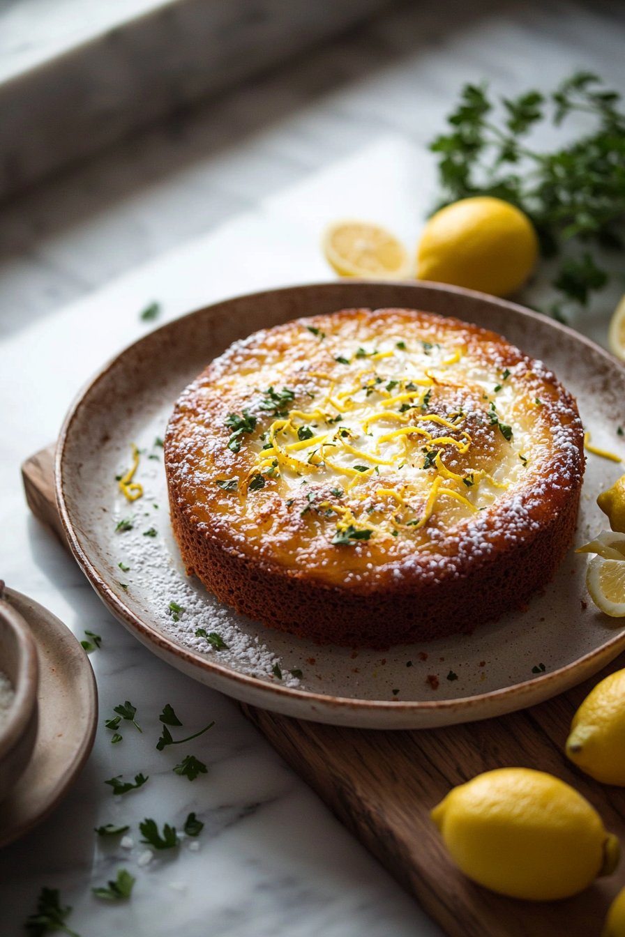 Zitronen-Ricotta-Kuchen