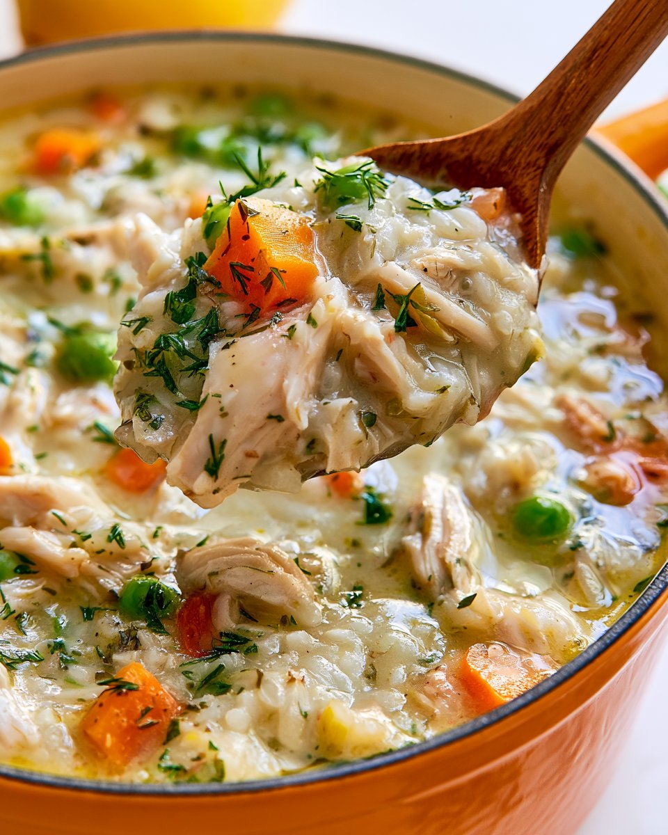 Dill + Lemon Turkey Leftover Soup