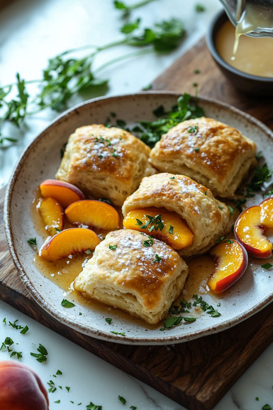 Peach Dumplings