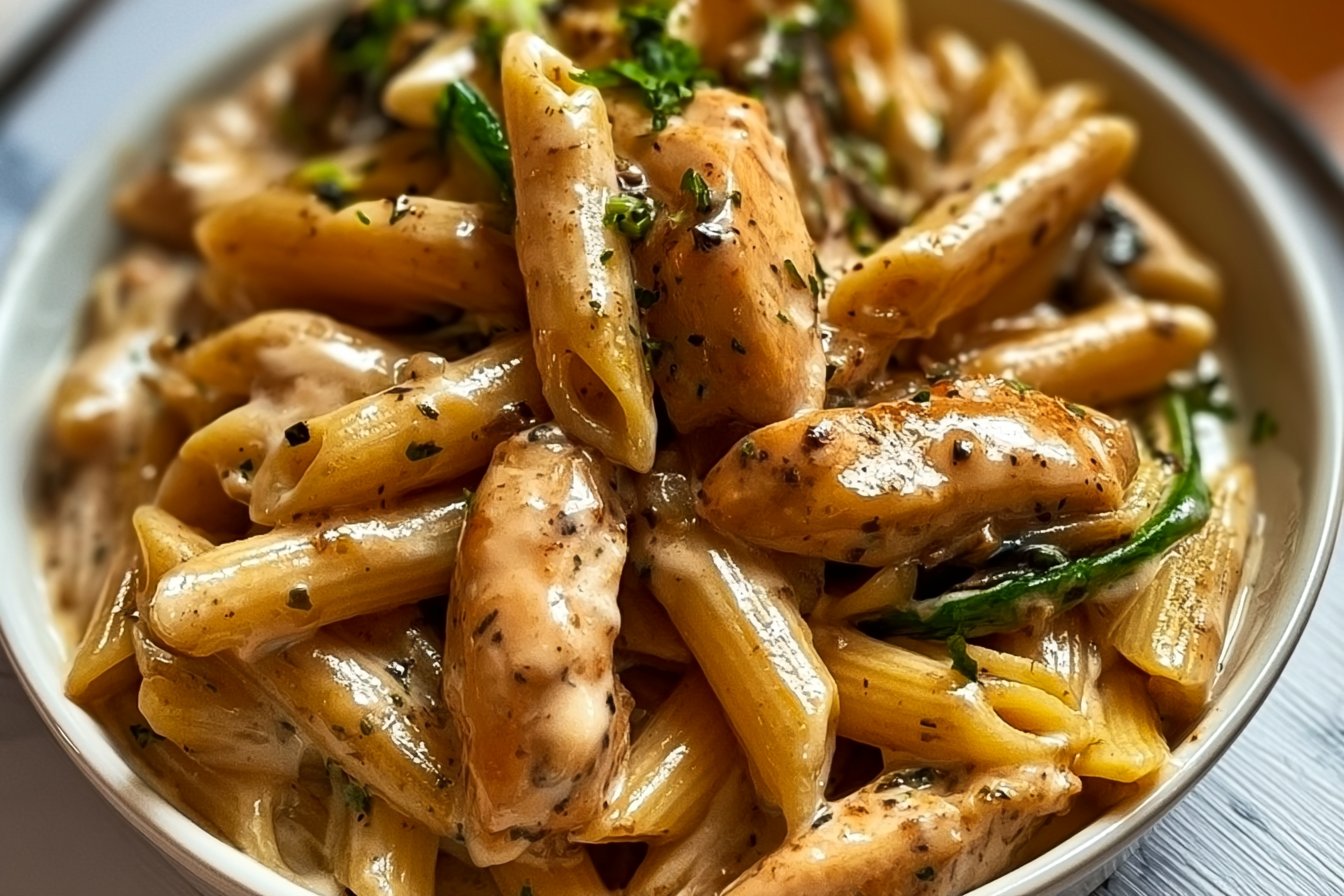 Creamy Chicken Pasta Recipe 2 Creamy Chicken Pasta