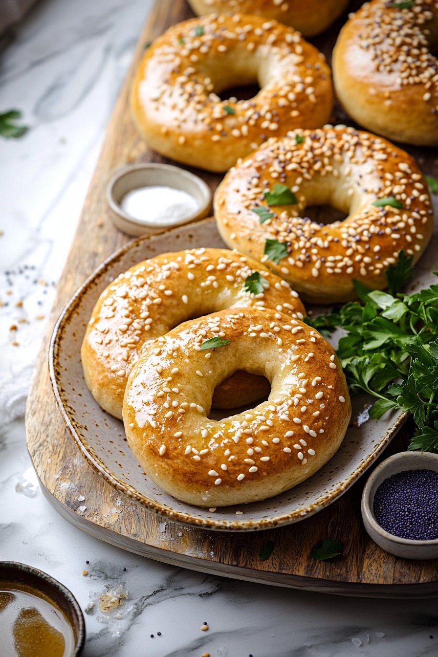 Hausgemachte Bagels