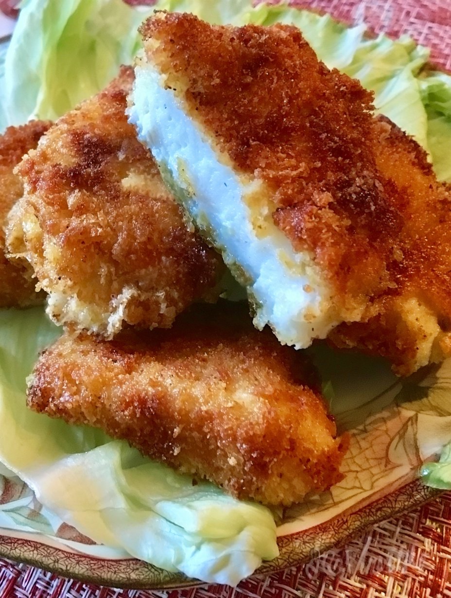 Pechugas rellenas empanizadas
