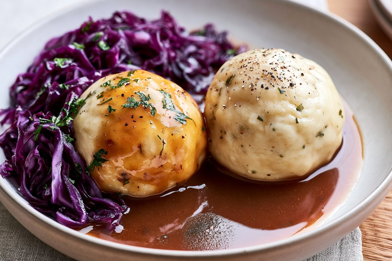 Kartoffelklöße – Traditionelle deutsche Kartoffelknödel