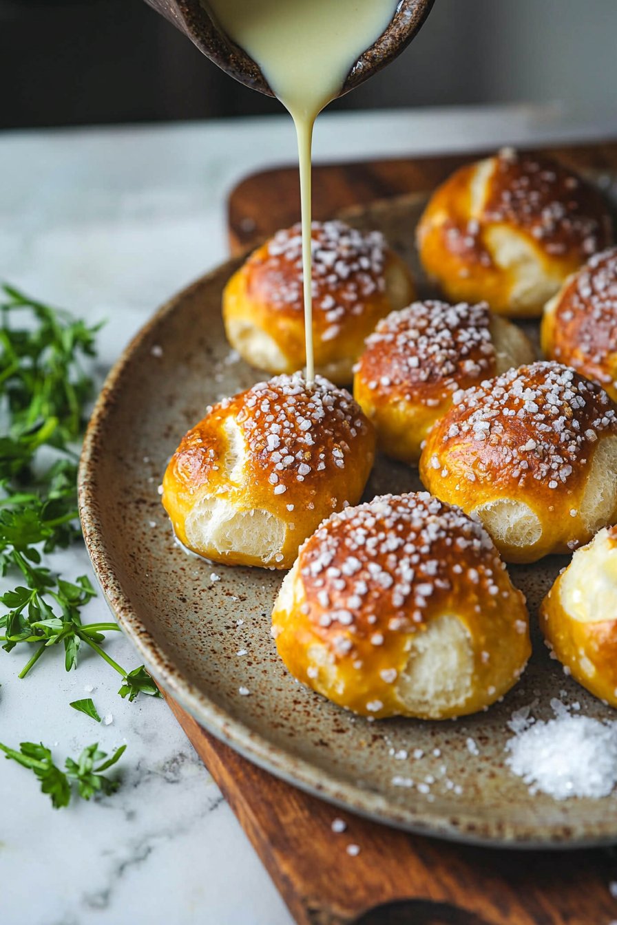 Bester butterweicher Brezelbiss
