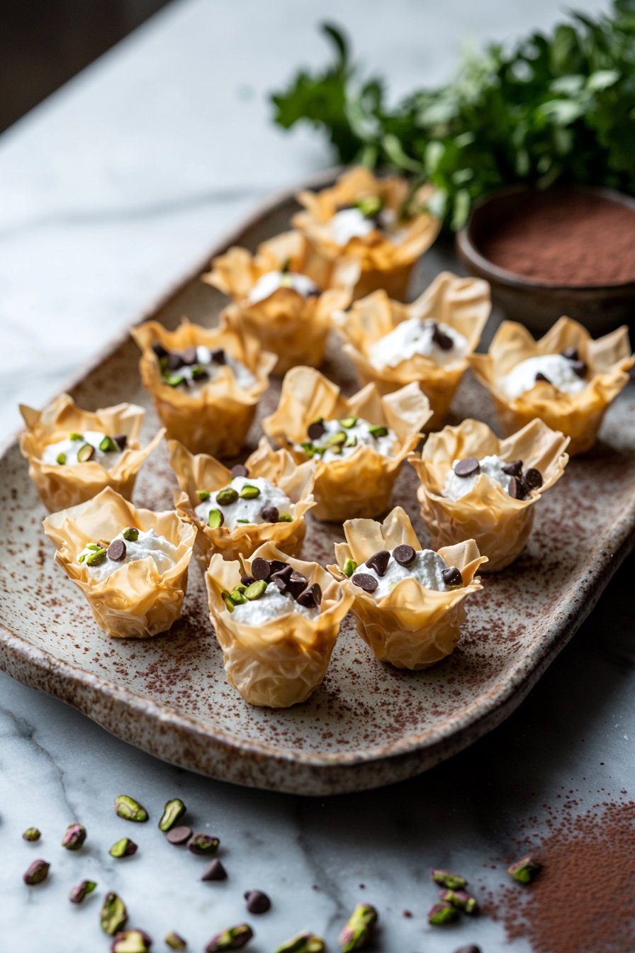 Mini Cannoli Cups