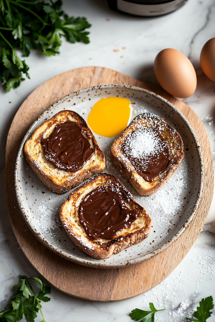 Air Fryer Nutella Toast Pies