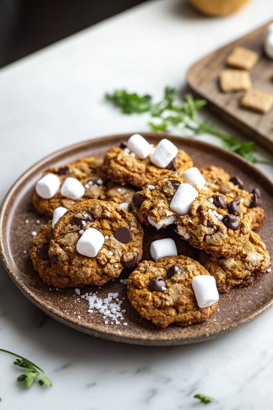 Kürbis S'mores Kekse