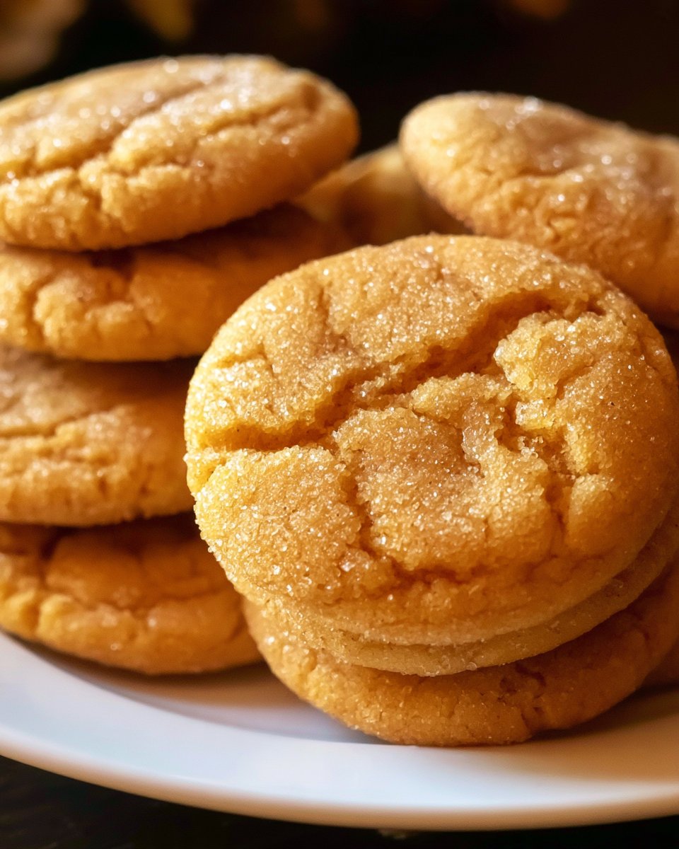 Soft Batch Pumpkin Sugar Cookies