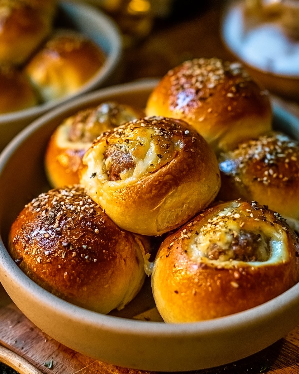 Garlic-Parmesan Cheeseburger Bites
