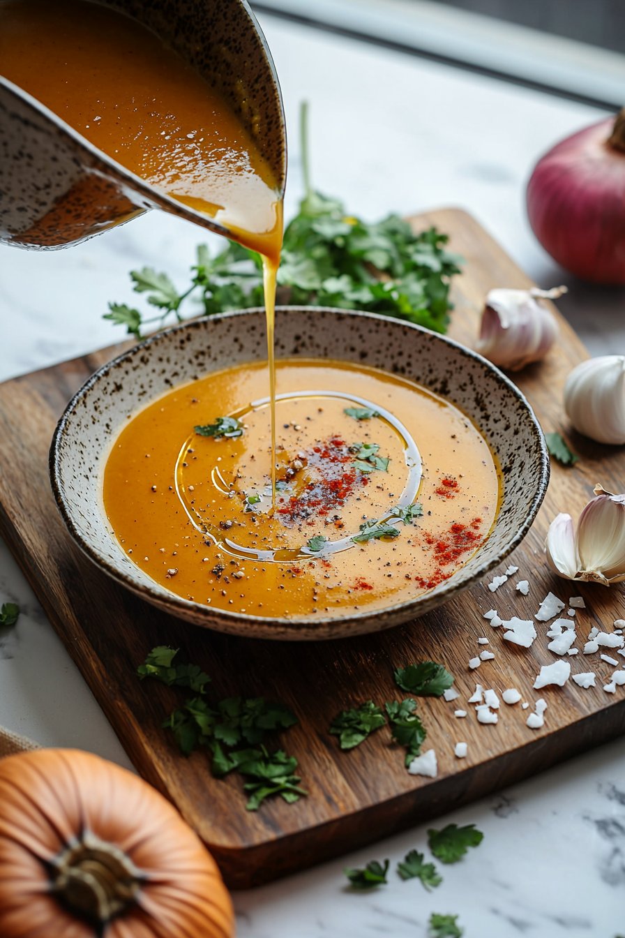 Würzige Kürbissuppe