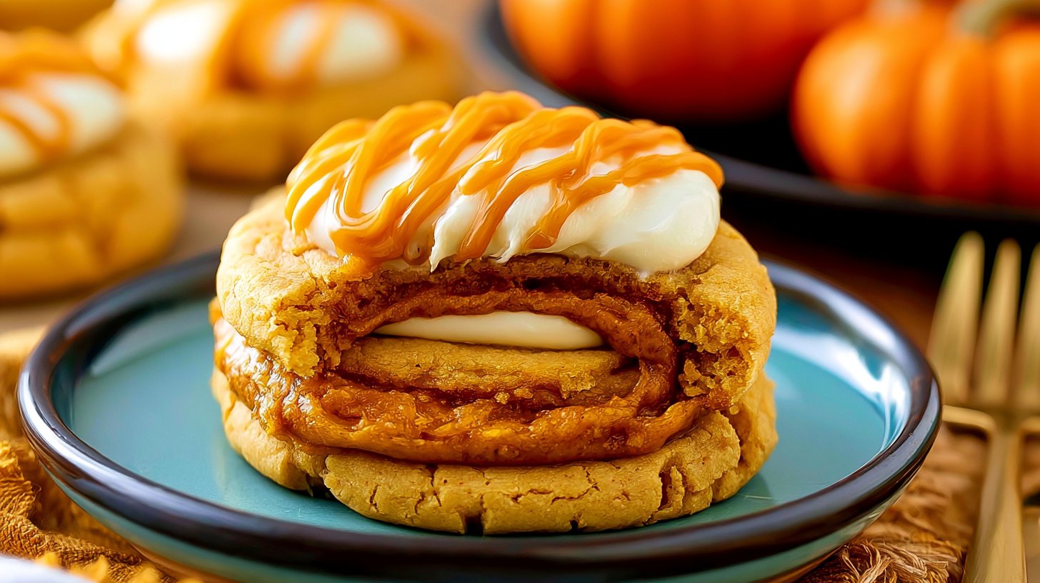 Pumpkin Cheesecake Cookies