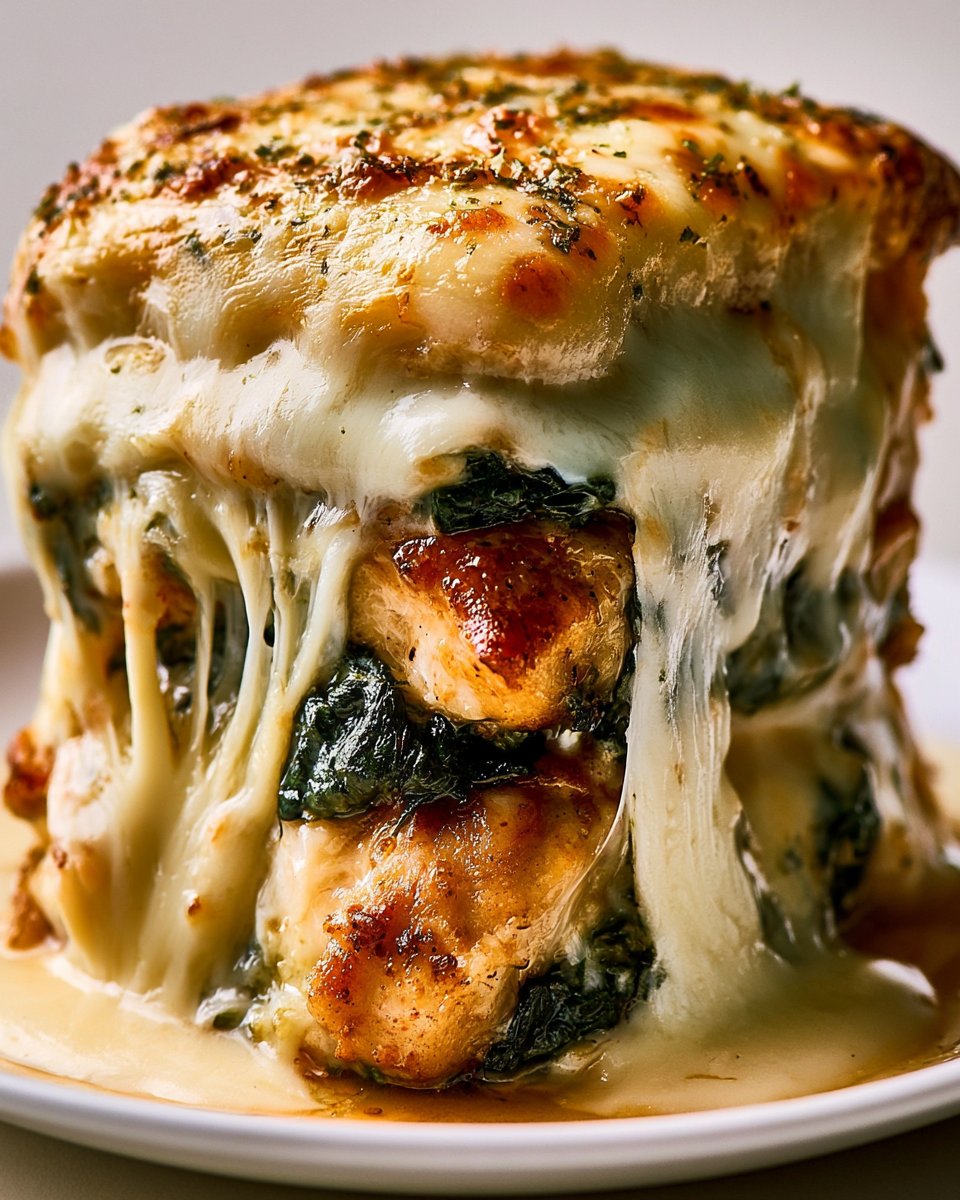 Creamy Spinach Artichoke Chicken Bake with Protein Boost