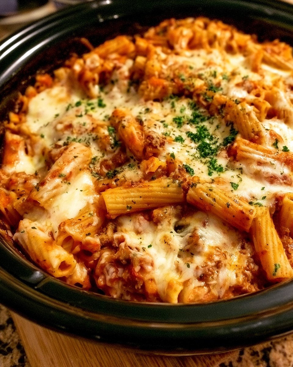 Crockpot Baked Ziti