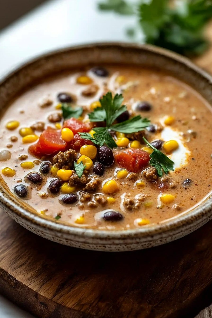 Creamy Crock Pot Cowboy Soup